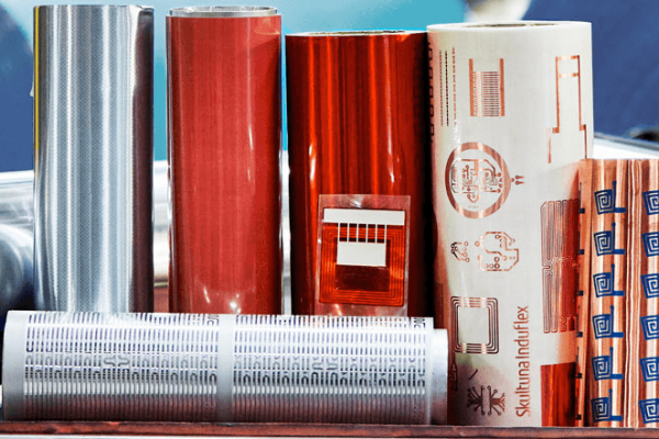Laminates for antennas, RFID & heating elements